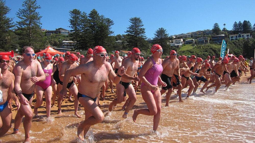 Bilgola Beach Ocean Swim