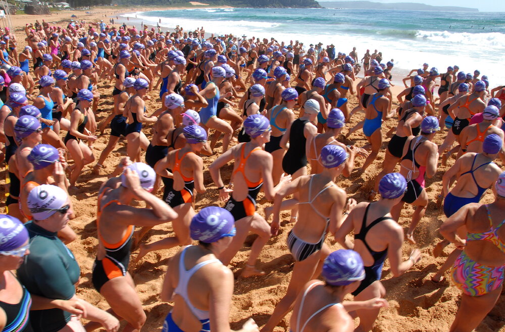 Ladies start 'Big Swim' Palm Beach 