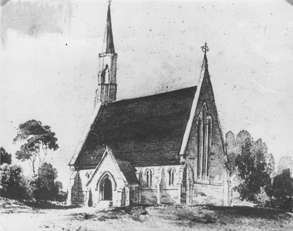 Old St Matthew's, Manly, 1864