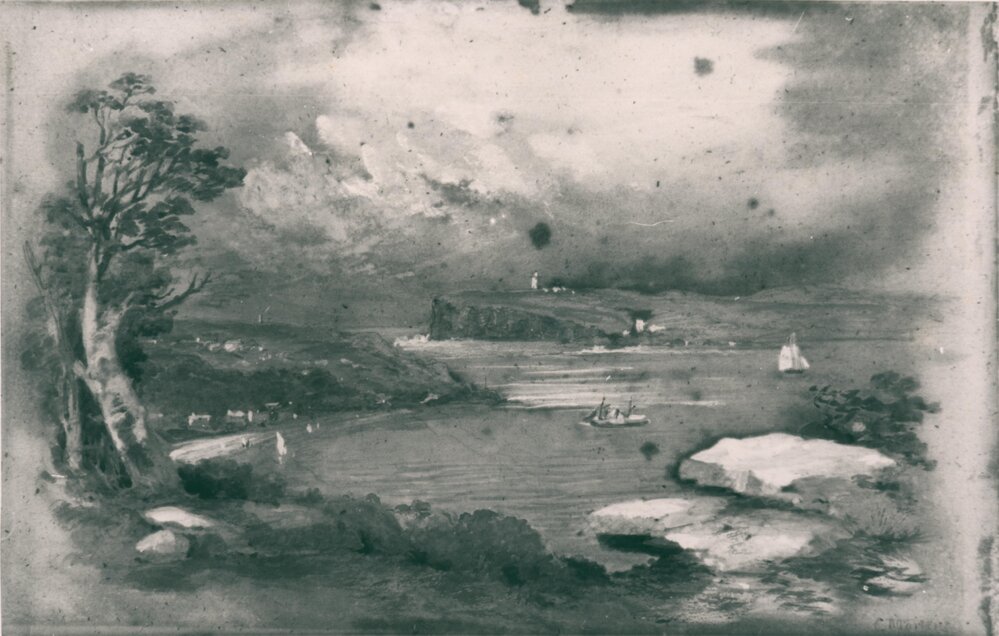 Ships entering Manly Cove, North Harbour, Manly, c1860s 