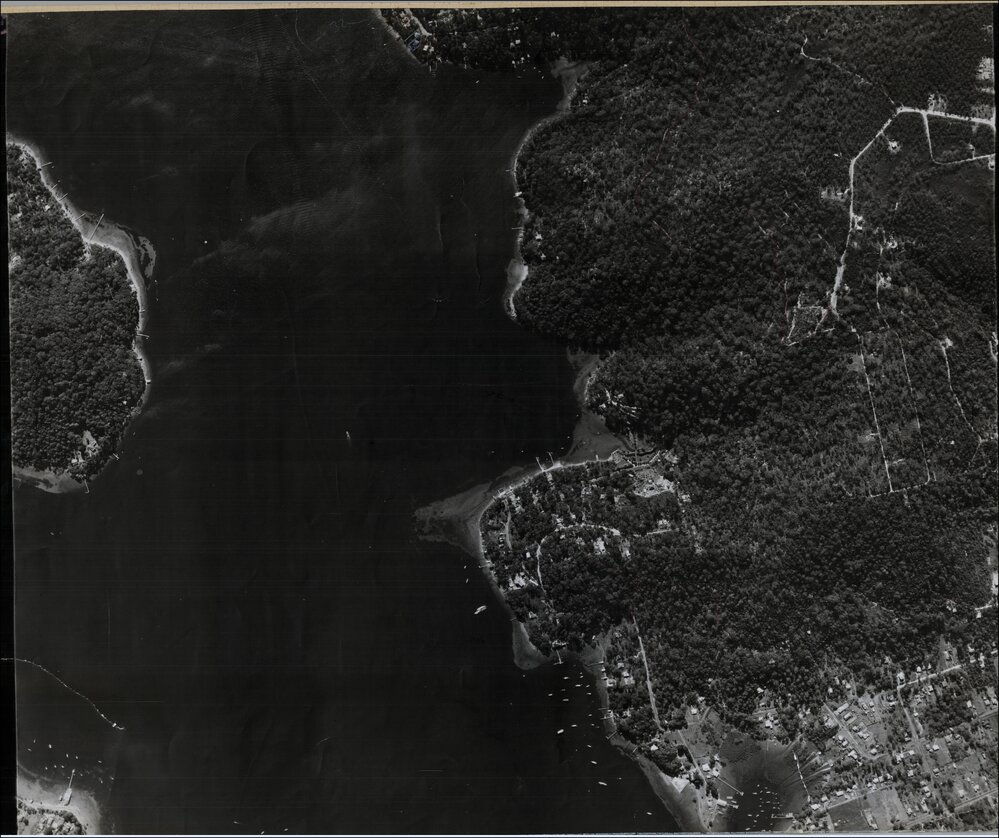 Aerial photograph of Newport, Scotland Island, and Salt Pan Cove, 1951