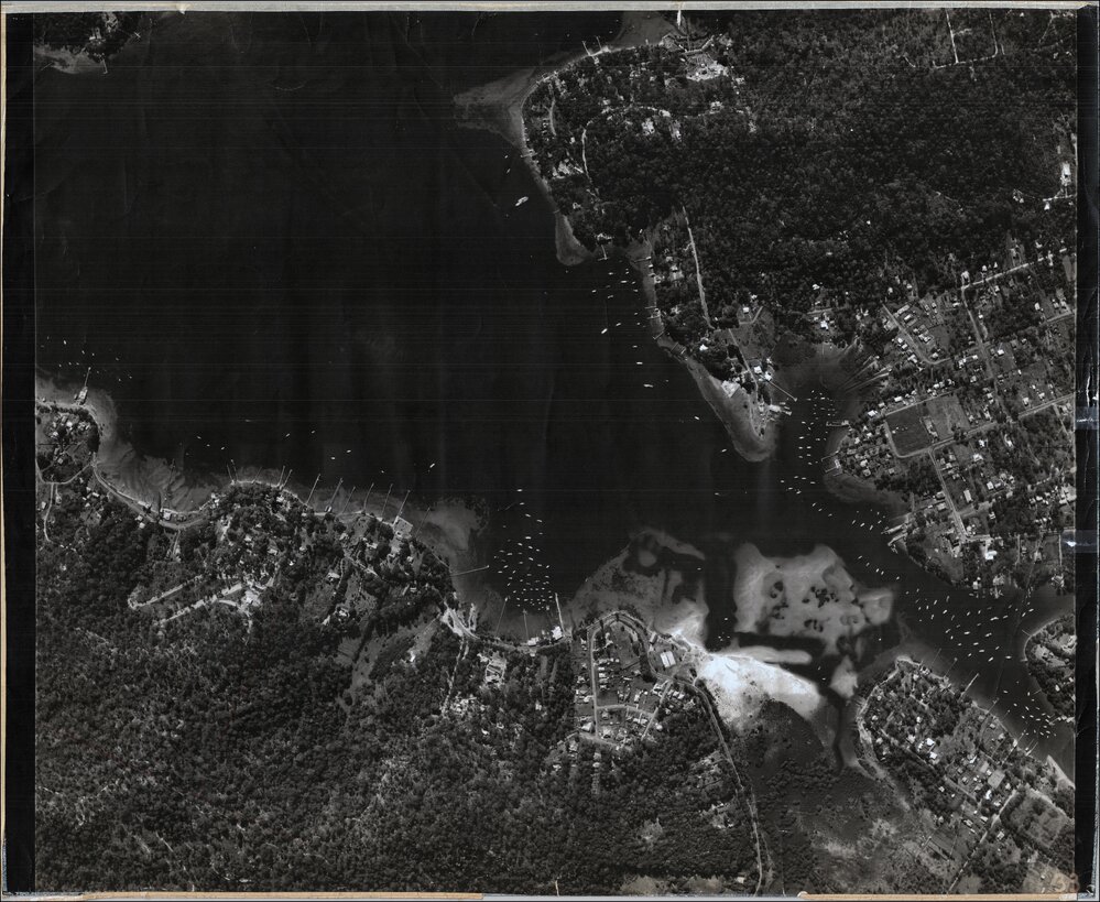Aerial photograph of Bayview and Newport, 1951