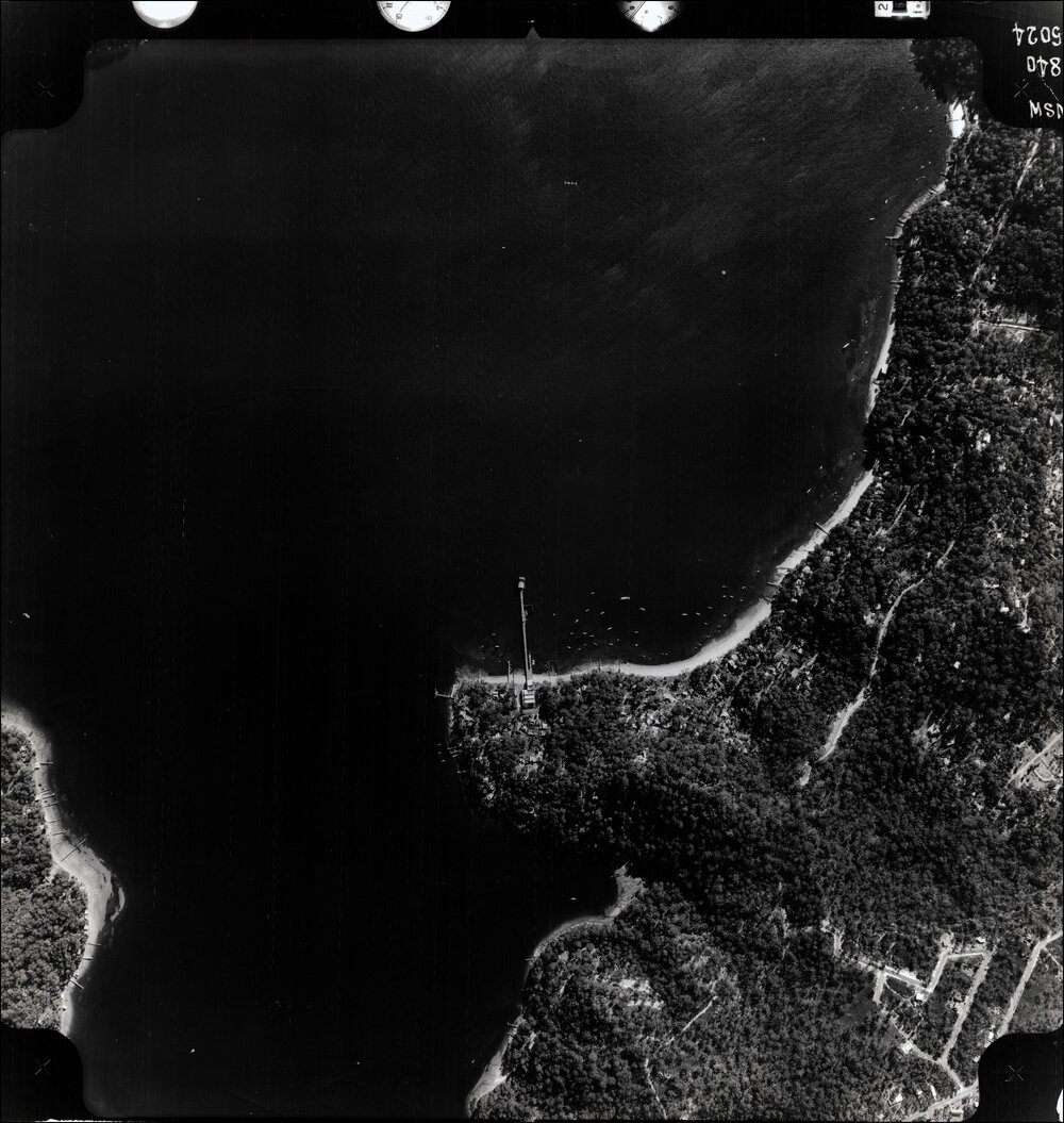 Aerial photograph of Taylors Point and Clareville, 1961