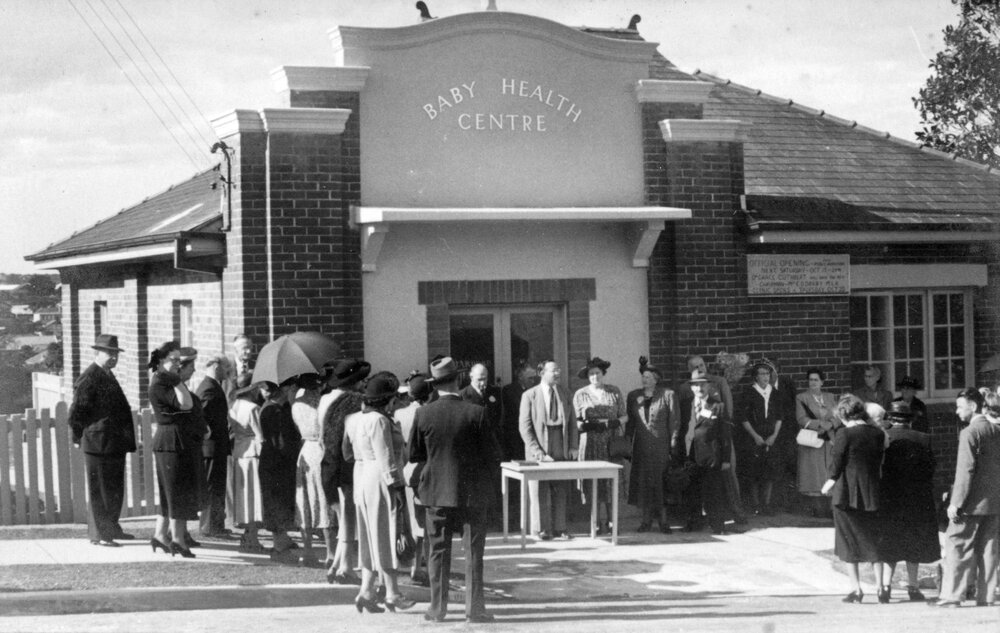 Harbord Baby Health Centre official opening, Lawrence Street, Freshwater