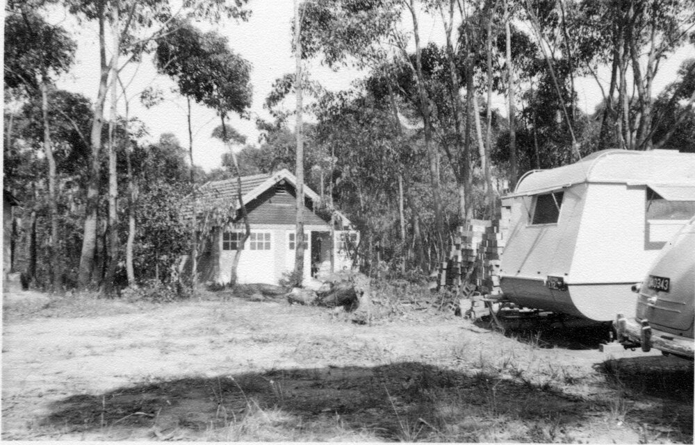 Early building and caravan , Terrey Hills