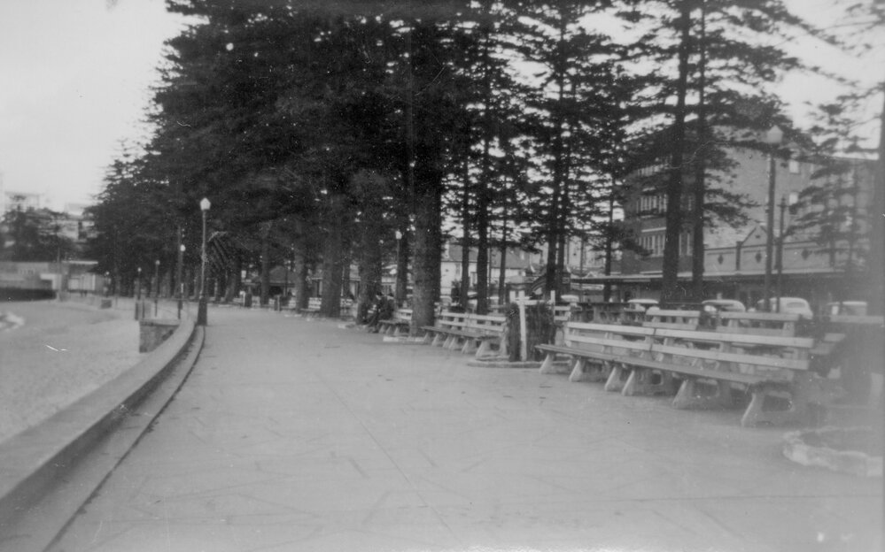 Manly Beach promenade south towards the Corso