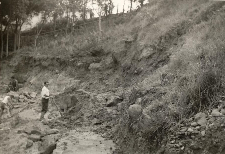 Amiens and Cutler Road earthworks, Clontarf, May 1963
