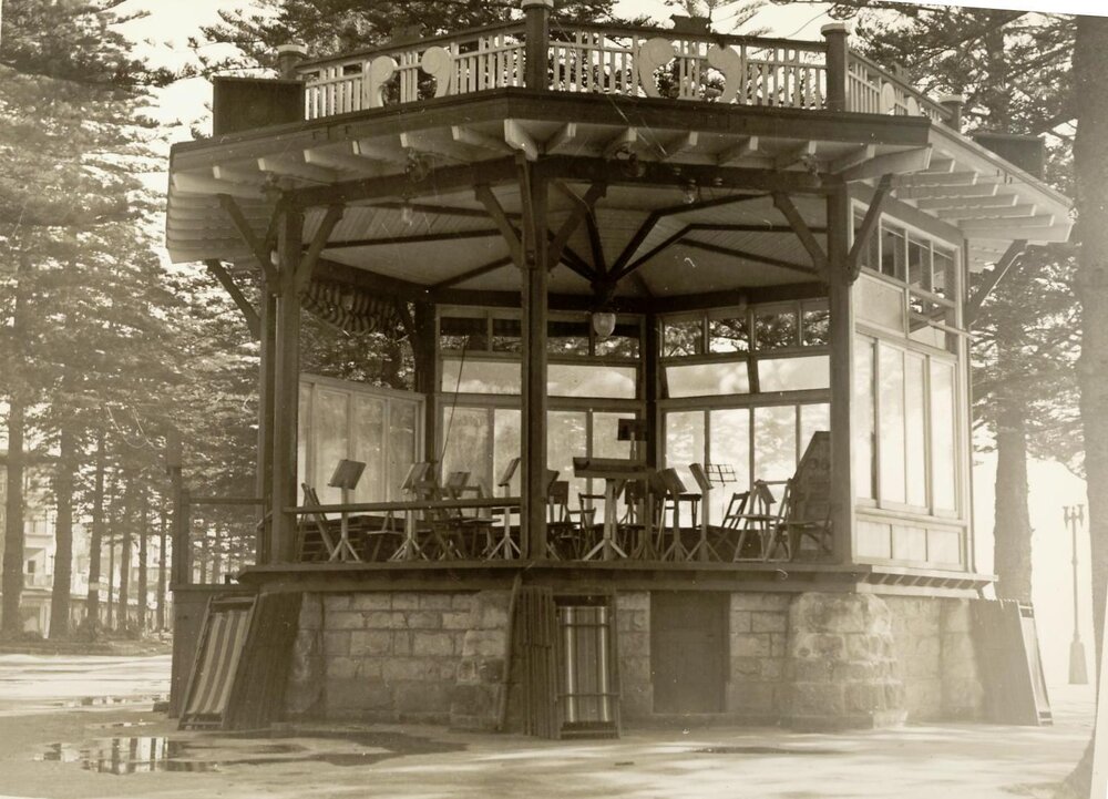 Bandstand, South Steyne, Manly, 6th July 1939