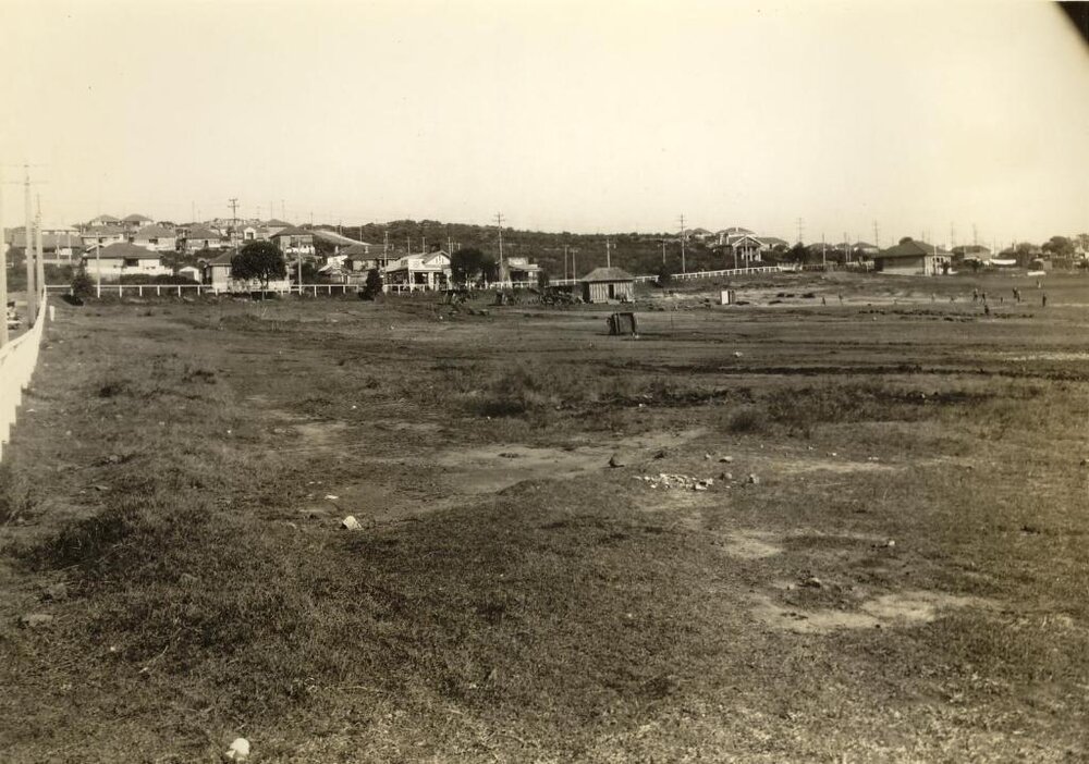 Balgowlah Park sports field under construction, Balgowlah, 3rd July 1934