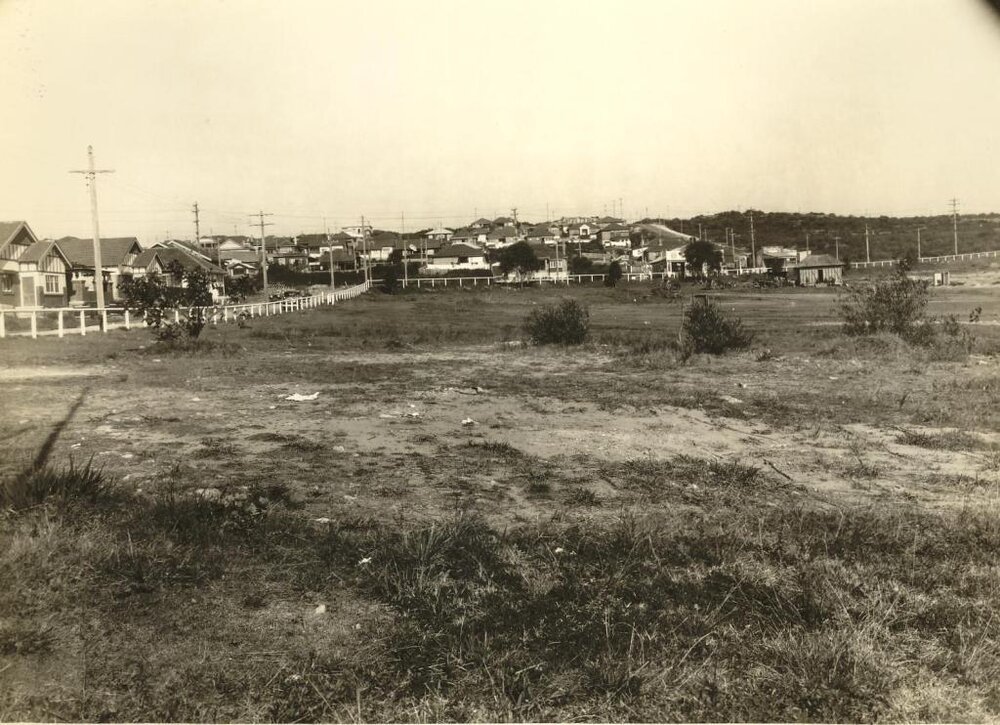 Balgowlah Park, sports field area, Balgowlah, 3rd July 1934