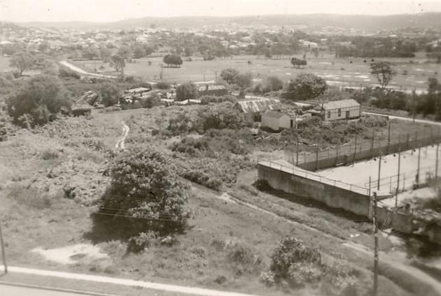 Balgowlah Road before construction of Graham Reserve, Balgowlah, c1950s