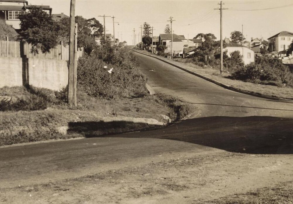 Balgowlah Road looking at Francis Street, Balgowlah, 11th July 1946