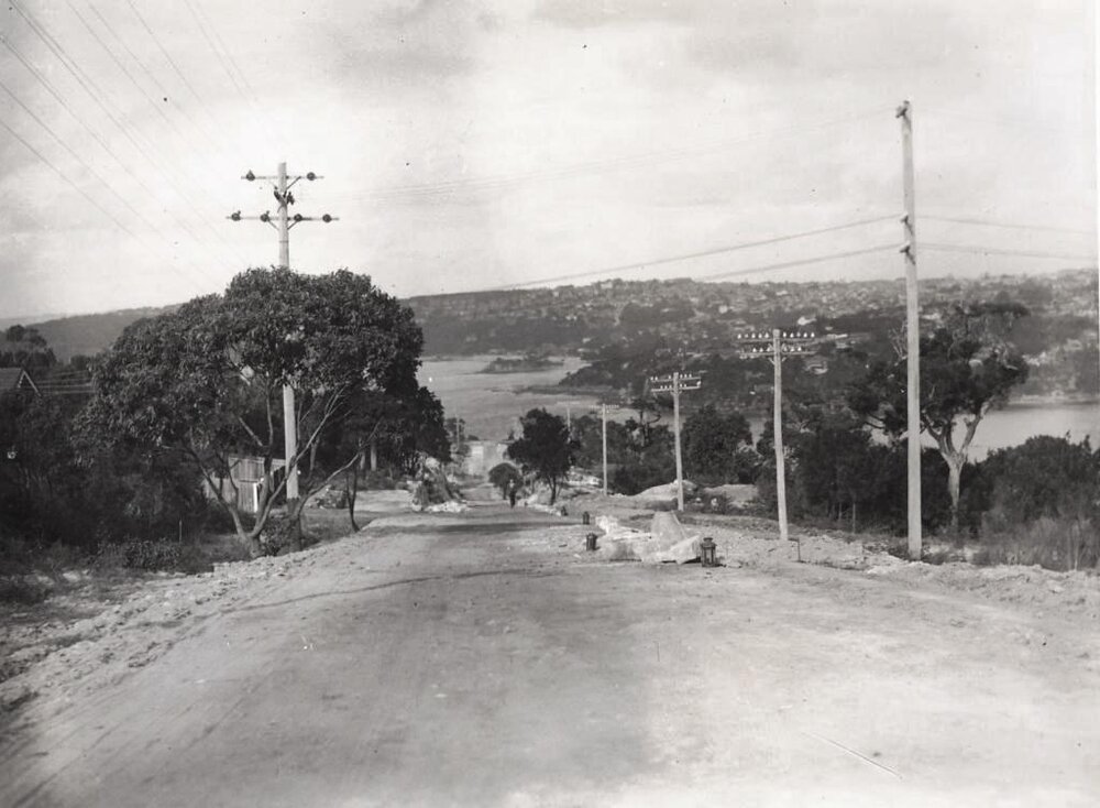 Beatrice Street looking south, Balgowlah Heights, 16th May 1936