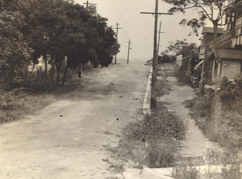 Beach Street east to Condamine Street, Balgowlah, 23rd December 1938
