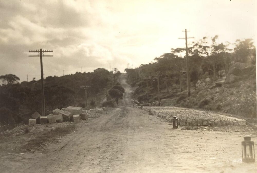 Beatrice Street looking north, Balgowlah Heights, 16th May 1936
