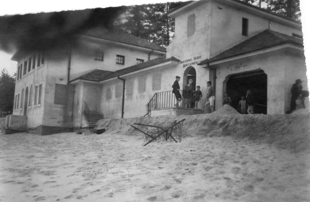 Boys at North Steyne Surf Pavilion, Manly, 24 May 1943