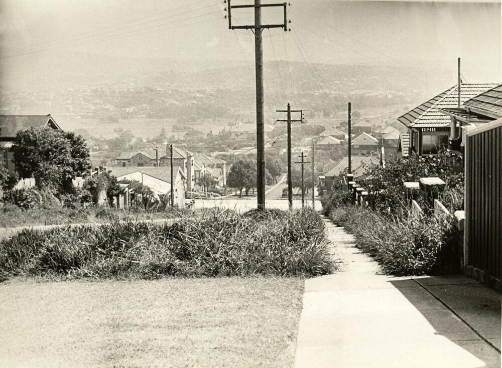 Bellevue Street east side, Fairlight, 23rd January 1948