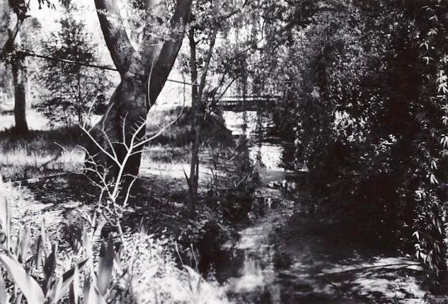 Bridge at Sangrado Street watercourse, Seaforth, c1940s
