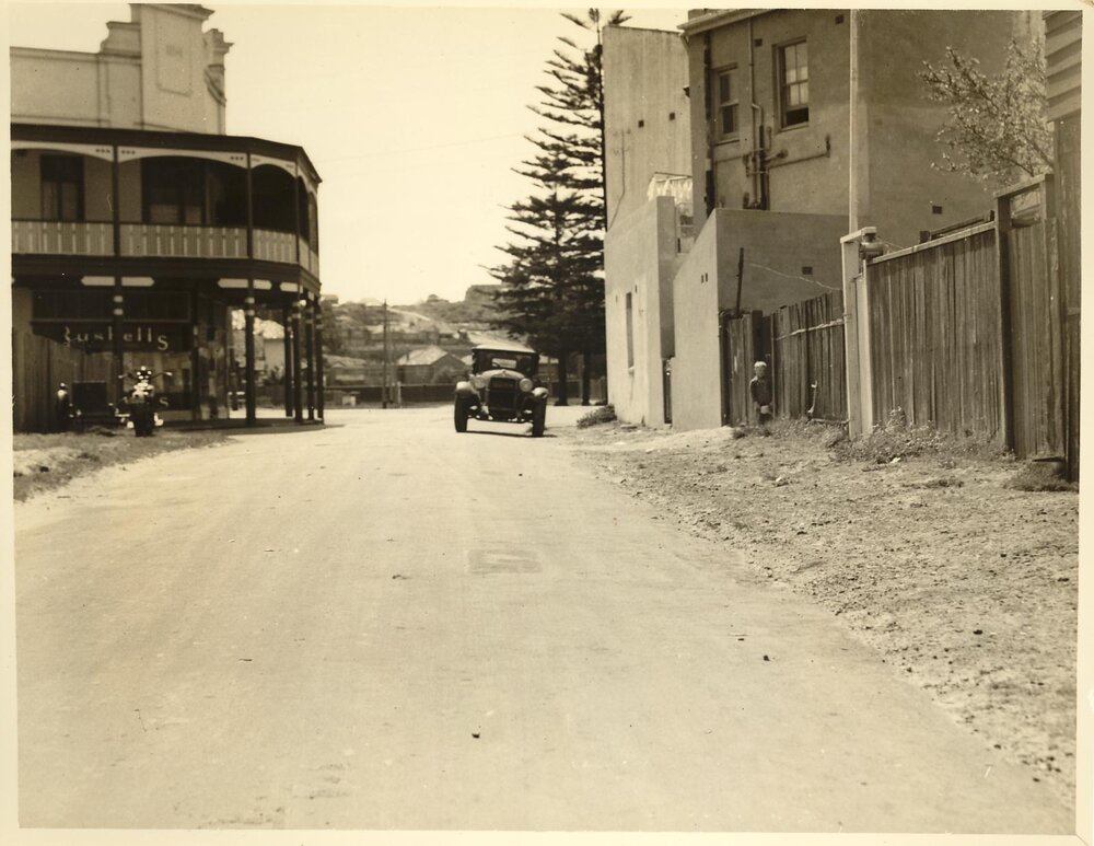 Collingwood Street corner Golf Parade, Manly, 14th September 1937