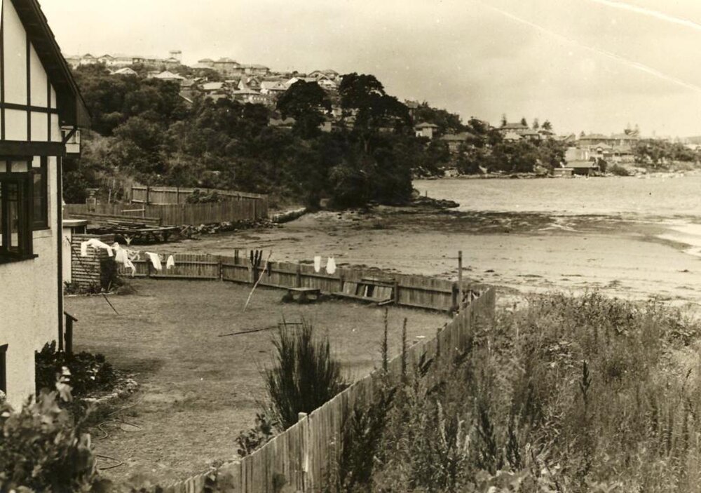 Challoner's yard, near Condamine Street, Balgowlah, North Harbour, 20th January 1938