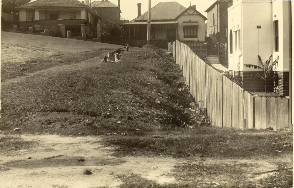 Clifford Avenue near Woods Parade, Fairlight, 1928