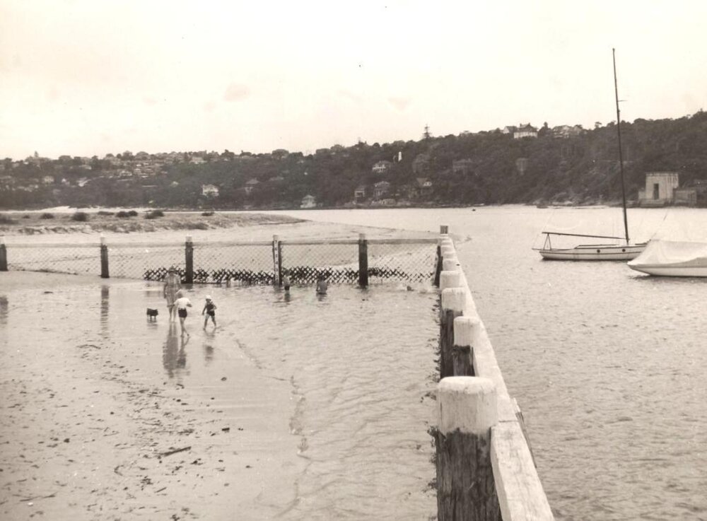 Clontarf Pool at low tide, Clontarf, 20th December 1949