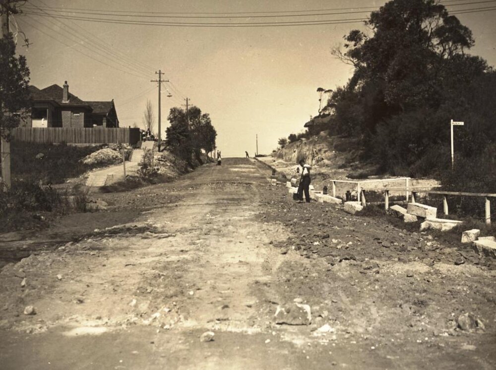 Condamine Street looking south from Beach Street 05.09.1935
