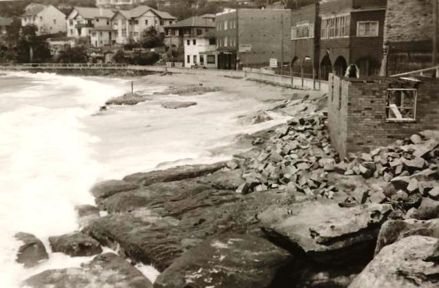 Construction of Fairy Bower boatshed, Manly, c1954