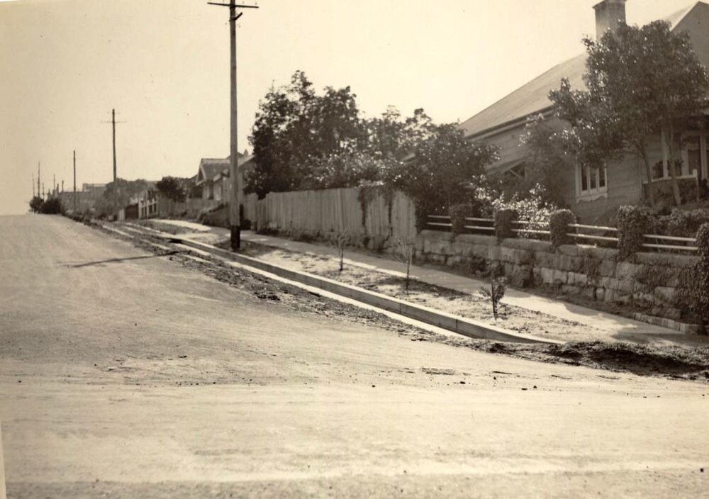 Condamine Street footpath east side, Balgowlah, 27th May 1932
