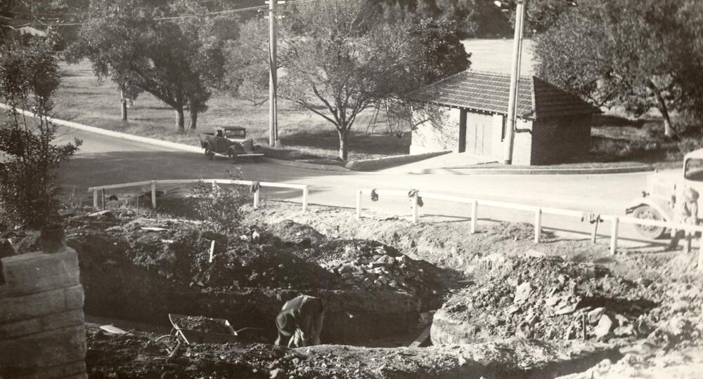 Corner Beach and Condamine Street, Balgowlah Heights, 18th July 1947