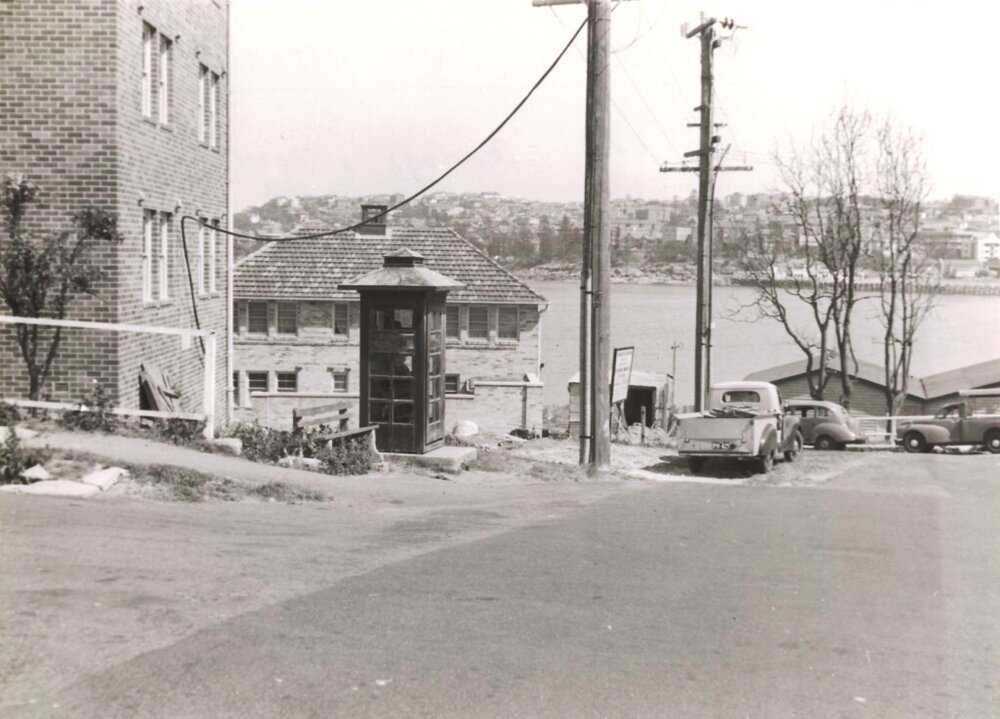 Corner of Stuart Avenue and Stuart Street, Manly, late 1953