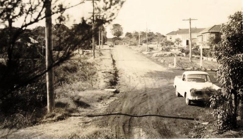 Dalwood Avenue north of Ellery Parade, Seaforth, March 1957