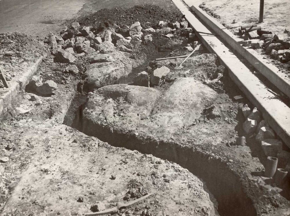 Drain at Maretimo Street, Balgowlah, October 1952