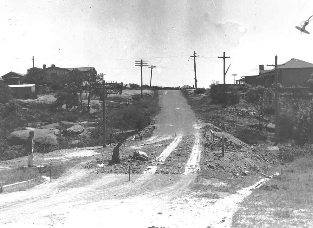 Dudley Street at Burnt Bridge Creek, Seaforth, 22nd February 1939