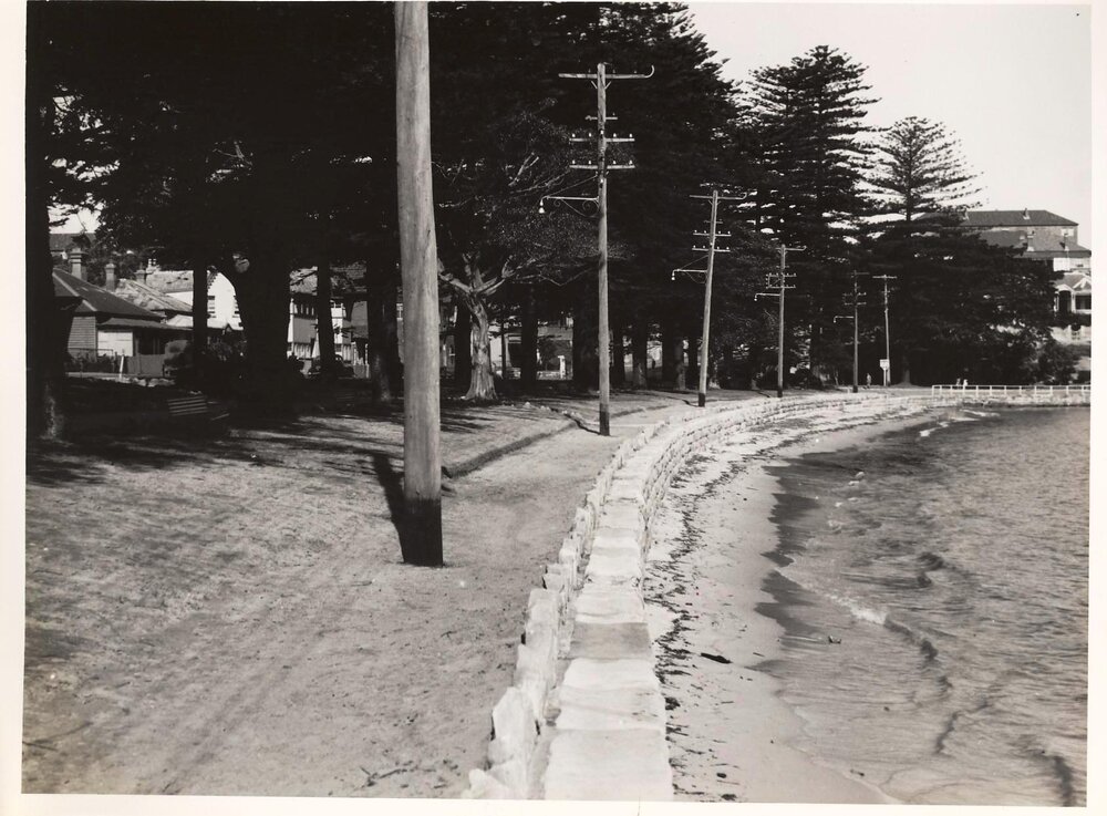 East Esplanade reserve, Manly, September 1948