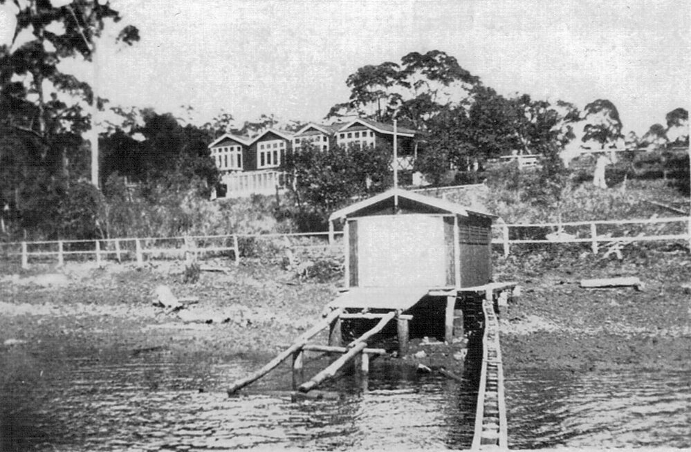 Douglas family house and boatshed, Mona Vale