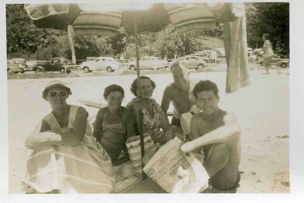Palm Beach picnic in 1955.