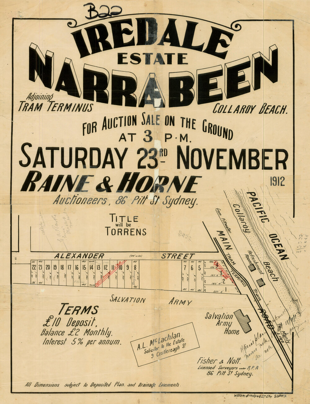 Iredale Estate Collaroy: Subdivision Plan