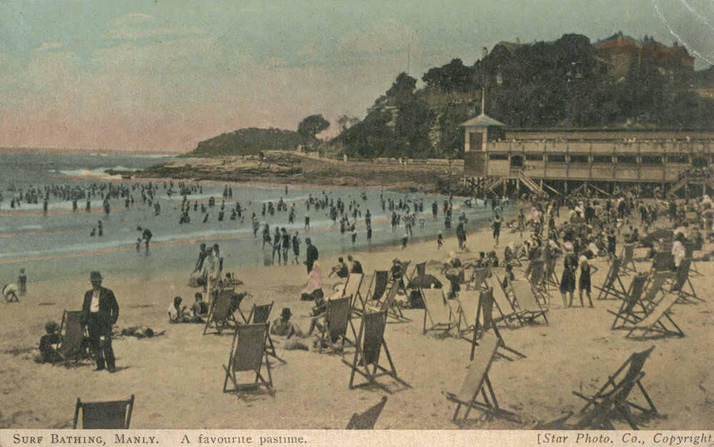 Surf Bathing at Manly Beach