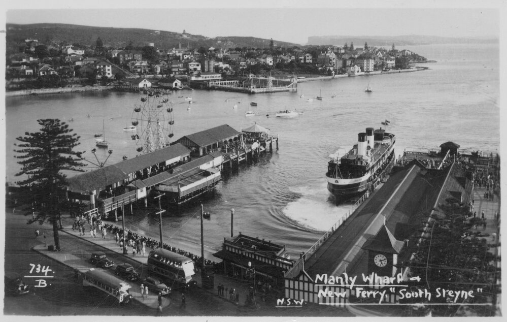 Manly Wharf and Fun Pier.
