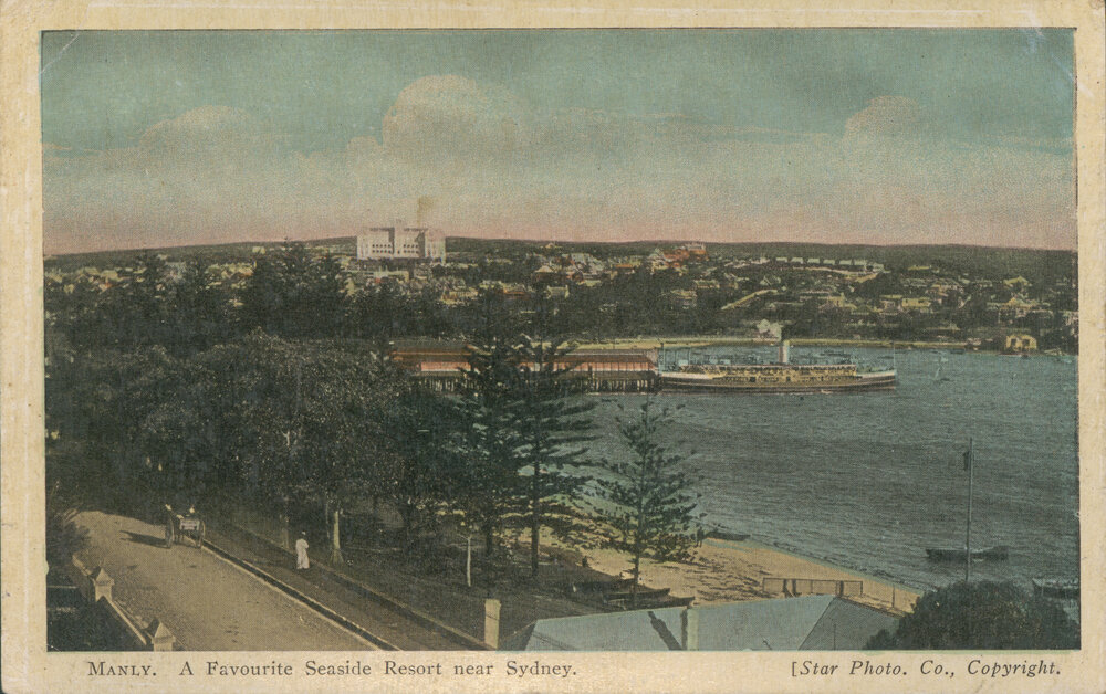 Manly, a favourite seaside resort