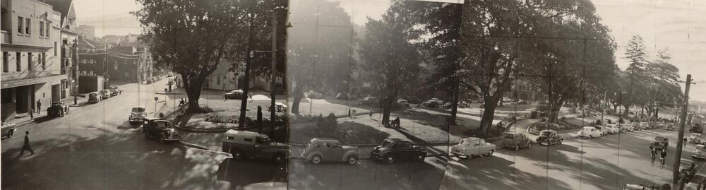 Gilbert Park, Belgrave Street, Auckland Garage, Manly, late c1940s