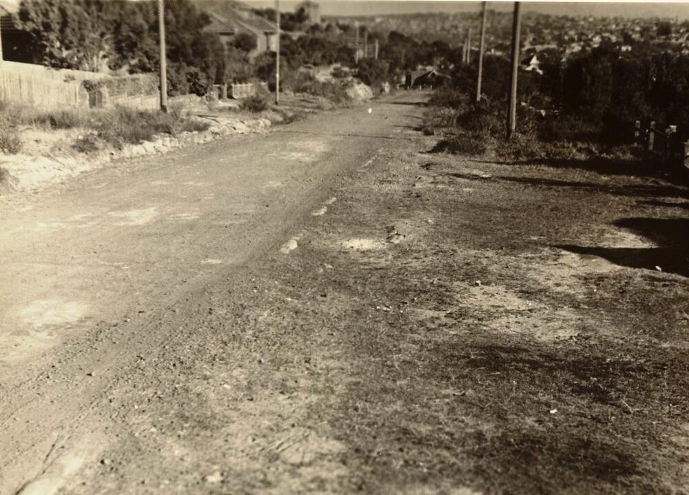 Gordon Street south from New Street, Balgowlah Heights, 29th June 1946