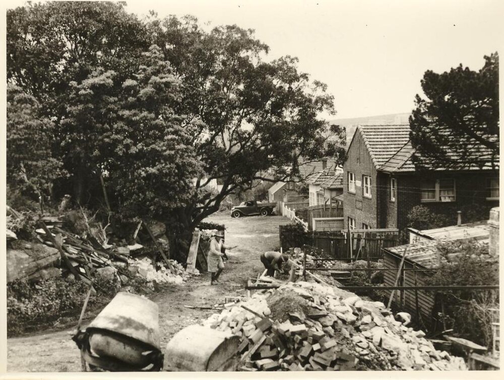 Griffin Street extension, Manly, September 1956