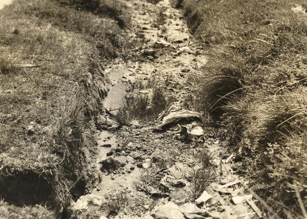 Gutter in Boyle Street, Balgowlah, 14th September 1937
