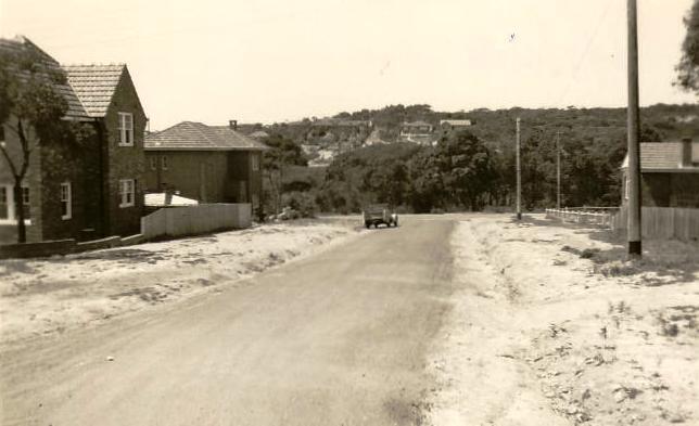 Hilder Road construction, Balgowlah Heights, 1954