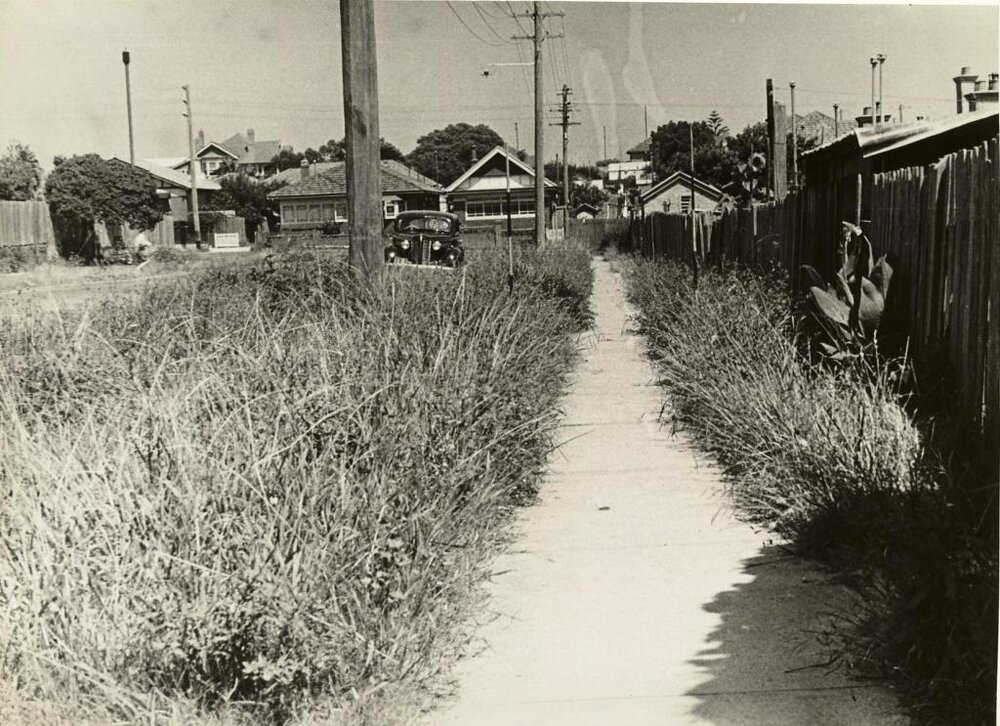 Hilltop Crescent towards Hill Street, Fairlight, 23rd January 1948