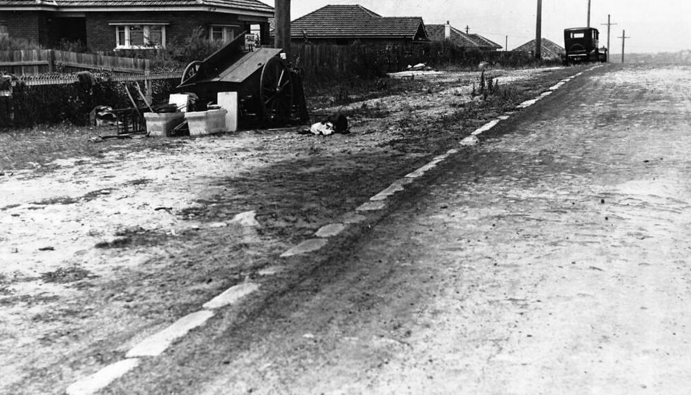 Kareema Street from east side, Clontarf, 26th January 1939