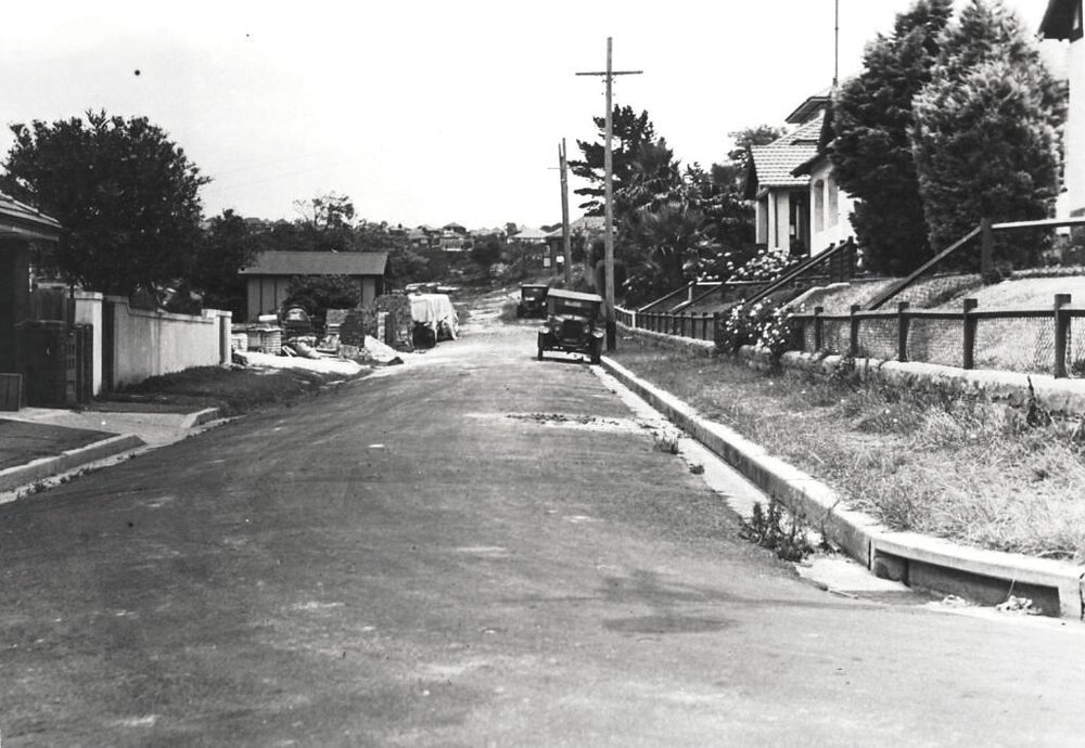 King Avenue looking towards Boyle Street, Balgowlah, 20th January 1937