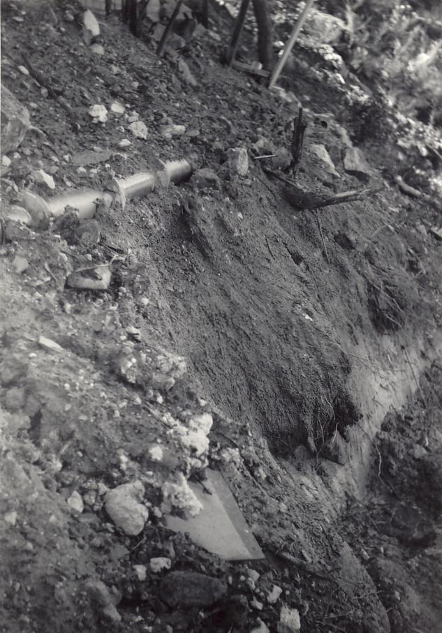 Land slip at Castle Circuit, Seaforth, 29th March 1963